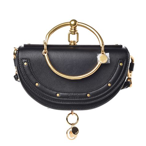 chloe nile mini bracelet bag|Chloe Nile Small Bracelet Minaudiere Bag .